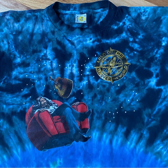 Vintage Arlington Guthrie Tie Dye Tee Shirt - Picture 3 of 11
